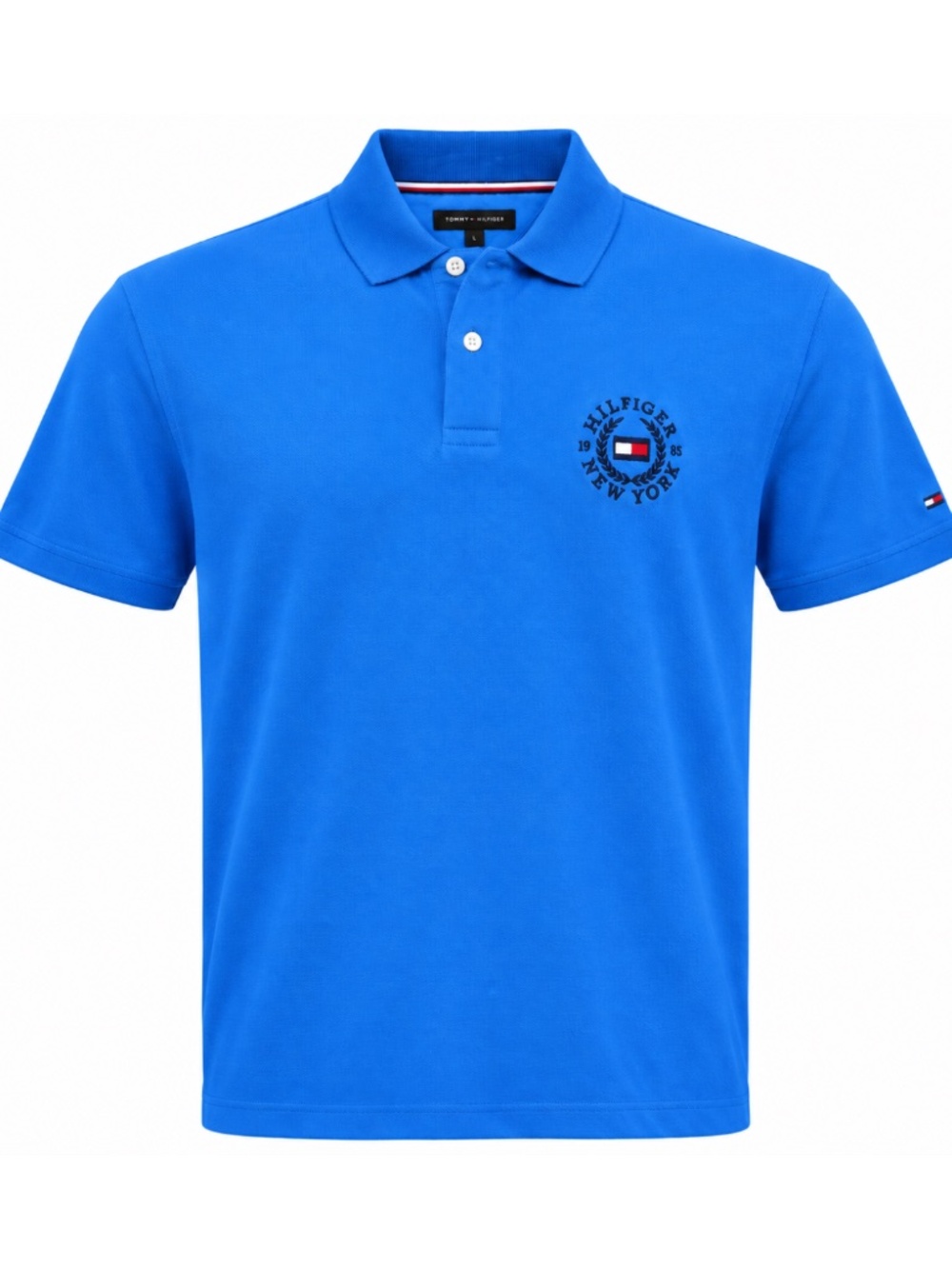 $69.50 Designer TH Tommy Hilfiger Blue Polo Top Tee Shirt Men’s  Large L